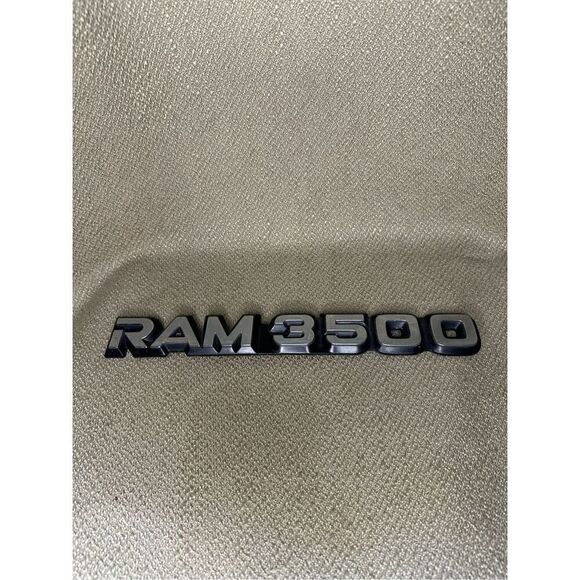 Dodge Ram 3500 RH Emblem 85501-C Chrome Used Condition genuine part ￼ - Picture 7 of 9
